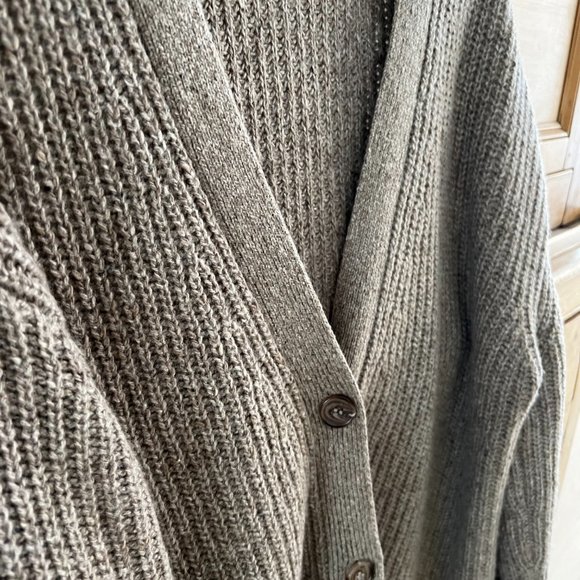 *SOLD* Jenni Kayne Cashmere Cocoon Cardigan in Taupe sz Small - Picture 5 of 7